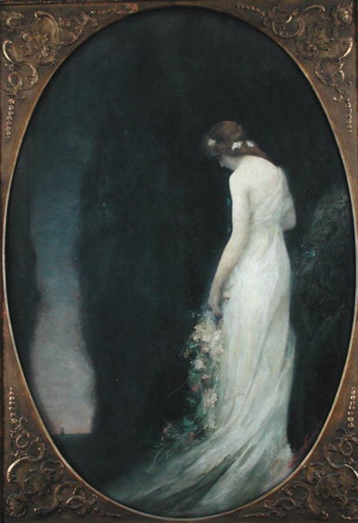 blue-voids:  Gabriel Joseph Marie Augustin Ferrier - Evening, 1911 