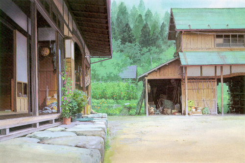 jd-gallery:  Kazuo Oga (various watercolour works c.1988) Just. Wow. Kazuo Oga is one of the most inconspicuously famous artists, which is inspirational in its own right by how humbling it is. You would think they were digital from an immediate approach,