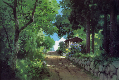 jd-gallery:  Kazuo Oga (various watercolour works c.1988) Just. Wow. Kazuo Oga is one of the most inconspicuously famous artists, which is inspirational in its own right by how humbling it is. You would think they were digital from an immediate approach,