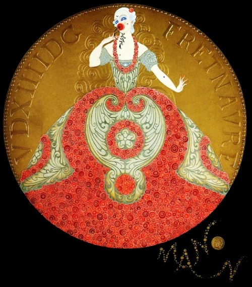 la-pitonisa-tropical: costume design for “Manon” an opéra comique by Jules M