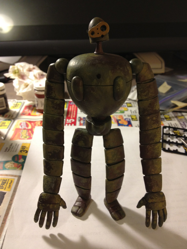 On his feet&hellip;