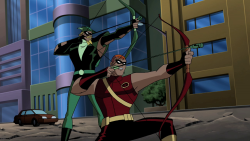 superheroes-or-whatever: Green and Red Arrow