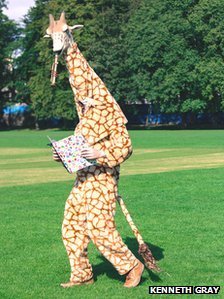 the-absolute-funniest-posts:misscoco:A man who dresses up as a giraffe and carries out random acts o