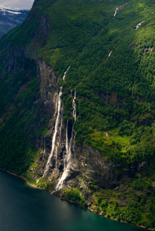 travelingcolors: Seven sisters waterfall, Geiranger | Norway (by Bergen64)