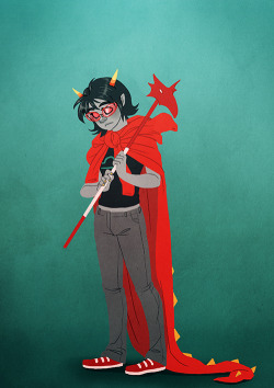 monkeyscandance: I caught up with Homestuck again after quite a while. Terezi’s still my favourite troll of the bunch. 