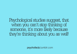 psychofactz:  More Facts on Psychofacts :)  whata tease.