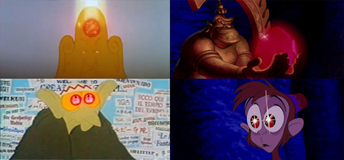 lamotrijane:Just a few visual comparisons between Richard Williams’ The Thief and the Cobbler and Di