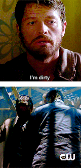 drunkenwords:Cas: I’m with you, if that’s alrightSam: It is, right? You two are good?Dean: YeahI&rsq