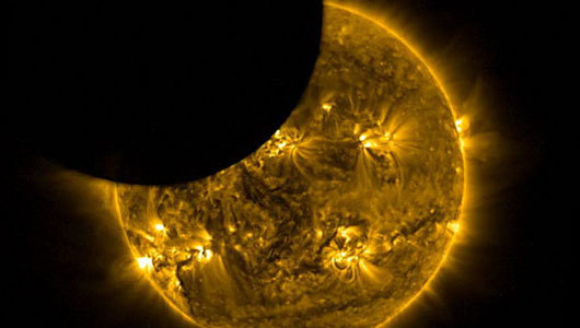 Satellite spies solar eclipse from space in video
The solar eclipse provided scientists with the rare opportunities to make observations on visible-light.