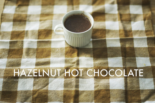 hipsterfood:I like to think of this as a “better than nutella” hot chocolate. It’s incredibly rich, 