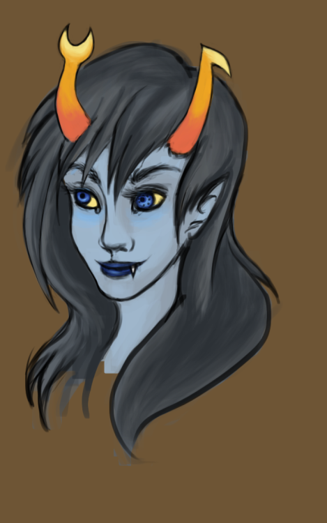 droolsoel:I give you Disney Princess Vriska!  Isn’t she the prettiest? Yeah I don’t know either.