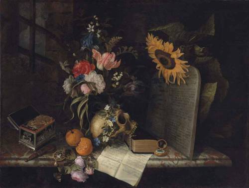 monsieurleprince:Maria van Oosterwyck (1630 - 1693)- Vanitas still life