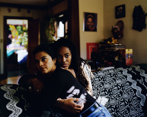 Catherine Opie  Norma & Eyenga Minneapolis Minnesota (from the Domestic Series)  1998