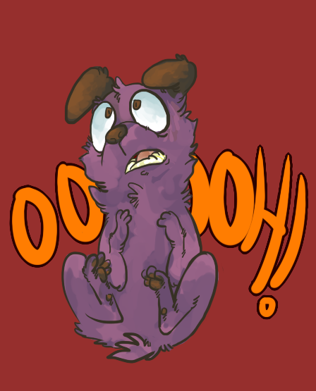 22mg:  notjustanysquirrel:  Cute Courage being cute  WHOA I DREW THIS HOW’D IT GET SO MANY NOTES HWHAT?? 