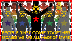 People They Come Together Because We Are All Made Of Stars #Wethe People