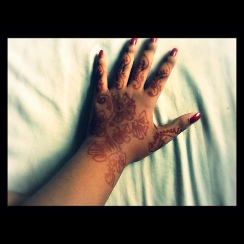 Completely forgot to post a pic if my #mehindi #henna
