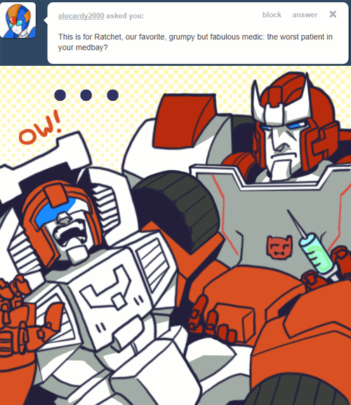 ask-thelostlight: What!  I hate needles, big deal! ~Swerve
