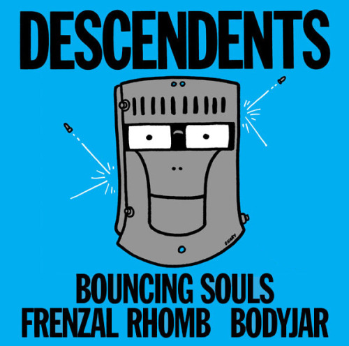 Descendents 2013 Australian Tour
With Bouncing Souls, Frenzal Rhomb & Bodyjar
Tickets on sale 9am Thursday November 22
Wednesday February 6 - Eaton’s Hill Brisbane
w/ The Disables
https://www.oztix.com.au or 1300 762 545
Thursday February 7- Big Top...