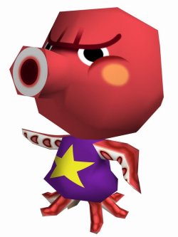 coletureconcept:  Talk about a villager I always wanted in my town.  Played Animal Crossing for practically 2 years on the gamecube when I was 10 and kept telling myself that, eventually, he would show up.  After two full seasonal rotations with that