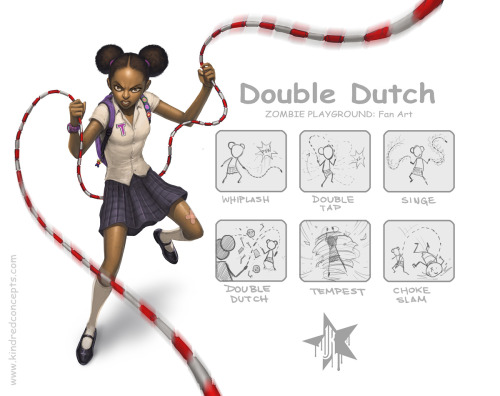 flickerfreaker:  Remember Zombie Playground? These amazing fanarts are created by concept artist Jomaro Kindred, aka Gill Bates. 