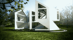 architizer:  Home in Motion The Dynamic D*Haus folds and shifts into configurations developed using advance geometry and mathematics. ( video on Architizer) 