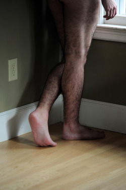 Hot, hairy, muscular legs.