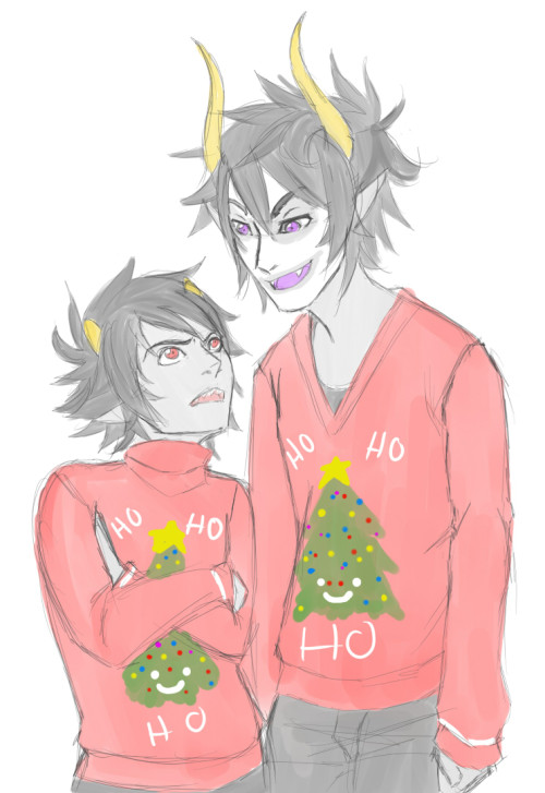 kingholly:“Gamzee we look ridiculous.”“Nah, Bro we chill.”What have I done…Anyway I’m doing the wint