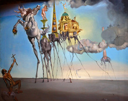 The Temptation of Saint Anthony ~ Salvador Dali