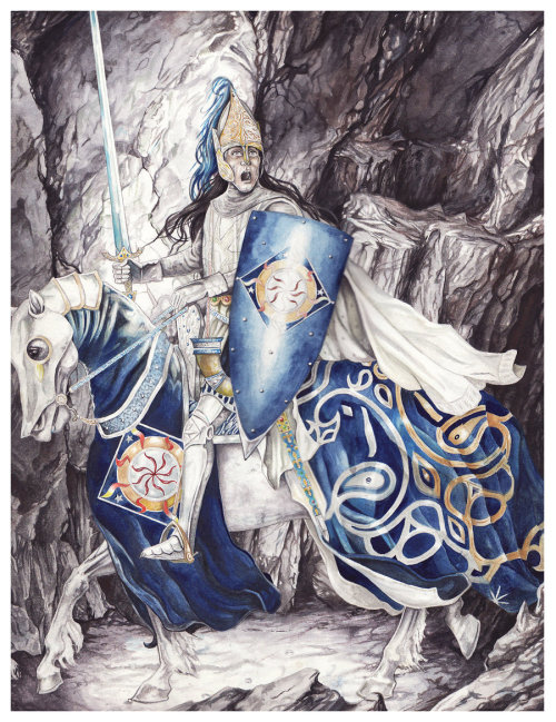 stoneofthehapless: Fingolfin challenges Morgoth by ~Peter Xavier Price ‘Now news came to Hithlum