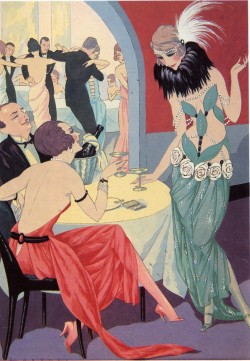 vampdreaminginhollywood:   Cocktail Hour Art from the 1920’s  
