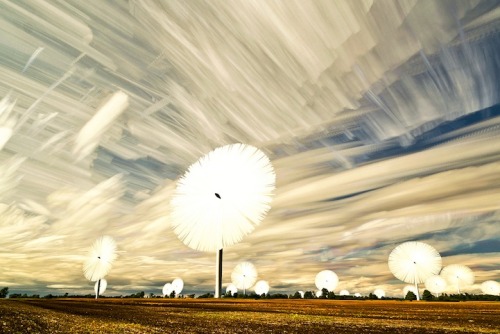 story-dj:  showslow:  Ontario, Canada-based photographer Matt Molloy recently created a gorgeous series of sky images by stacking multiple photos onto one. The individual photos are most often taken from the timelapses he shoots. The final photo has a