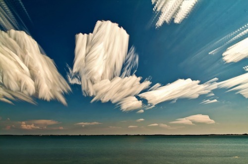 story-dj:  showslow:  Ontario, Canada-based photographer Matt Molloy recently created a gorgeous series of sky images by stacking multiple photos onto one. The individual photos are most often taken from the timelapses he shoots. The final photo has a