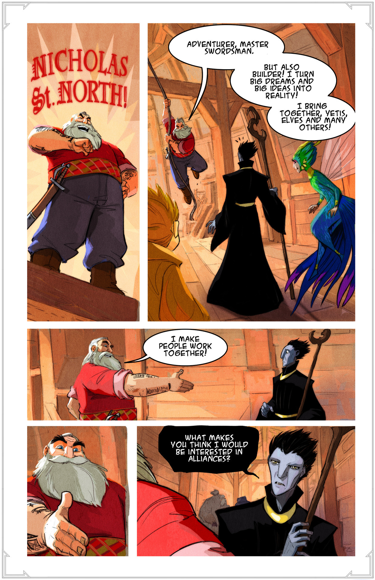 dreamworksanimation:  Travel back in time! Pitch meets the newly-assembled Guardians