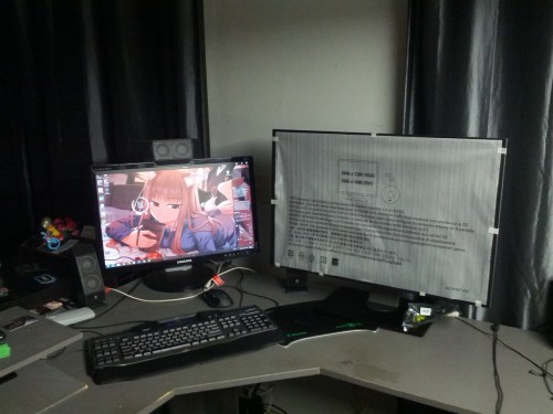 Ok… I admit I did not expect it to be this big.  That’s a 24" screen for comparison. 