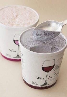 hazelxfaerie:  vampishly:  super-eklectic1:  valerieteacup:  Wine ice cream. 5% alcohol.