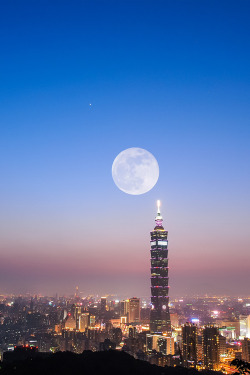 p1kachu:  Super Moon with Taipei 