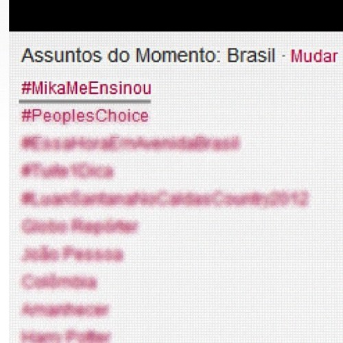 priderbr:  Ó meu nome nos Tts!!!! - @micaelborges- #webstagram 