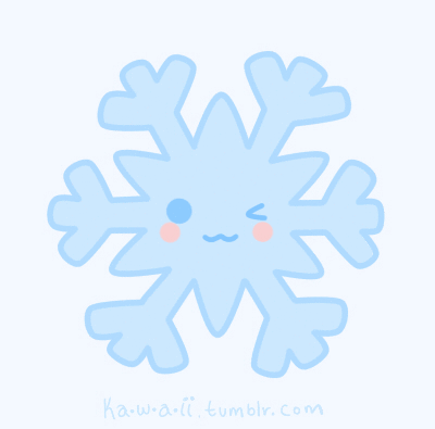 ka-w-a-ii:  it snowed, so I made this ★~(◡ω◕✿) 