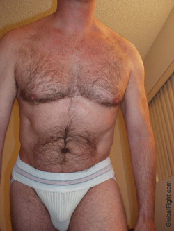Wrestlerswrestlingphotos:  Furry Chested Tall New York Gay Man