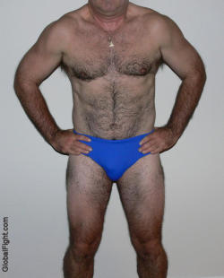 Wrestlerswrestlingphotos:  Very Hairy Big Bulge Large Package Speedos