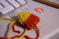 queenofthedorks:  How to: Itty Bitty Jayne Hat Keychain So this isn’t a how to crochet type of tutorial, if you don’t already know how to crochet, I recommend hitting youtube. There are a lot of great video tutorials on how to crochet. This is also