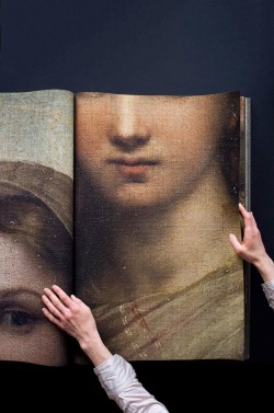 arpeggia:  Details of the Sistine Madonna by Raphael, photographed by Katharina Gaenssler, 2012 (book) 