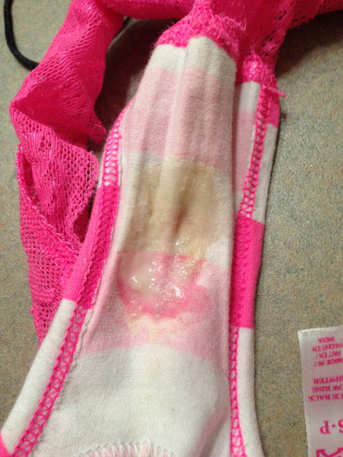 danisimpson:  How wet today’s panties are, I had to change them before I went out for dinner :) #panties 