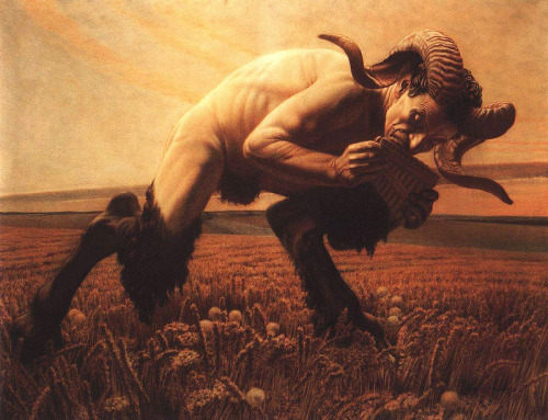 nuclearharvest: Le Faune by Carlos Schwabe 1923