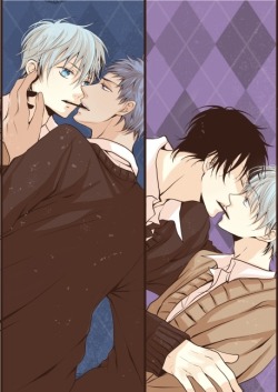 neomah:  1923057 —Aomine Himuro Murasakibara Akashi Takao Kise Midorima -&gt; Kuroko [POCKY GAME] 