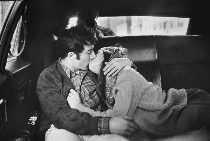 Dustin Hoffman & wife Anne Byrne, New York City, 1969.