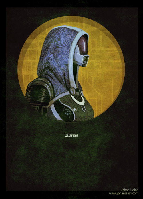 Mass Effect Poster: Quarian by ~JohanLeion