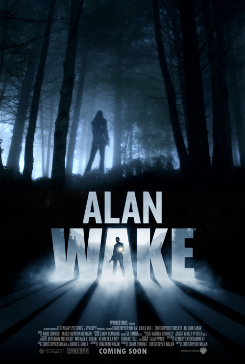 Alan Wake - movie poster by ~RafaelAveiro