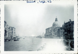 nomadpoetry:  Venice Sept 1953 Kodak Velox paper 