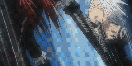 blood-exorcist:  Allen being thrown. 
